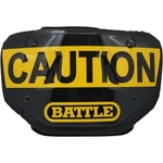 Battle Sports Caution Adult Chrome Football Back Plate. Fixed Price $54.99.