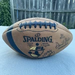 Vintage Afl Spalding Football Game Signed. Fixed Price $29.99.