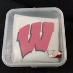 Wild Sports Ncaa University Of Wisconsin Double Stitched Bean Bag Set (4 Pack). Fixed Price $19.99.
