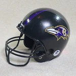 Baltimore Ravens Nfl Youth Franklin Plastic Replica Football Helmet Vtg. Fixed Price $26.99.