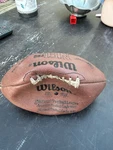 Wilson Nfl Pro Official Leather Football Brown F1145. Fixed Price $60.00.