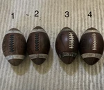 Wilson Nike Gst Leather Brown Footballs Set 4 Sports Official Model. Fixed Price $300.00.