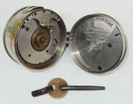 Antique Nanz & Co. New York "the Imperial" Night Watchmans Clock Made In Germany. Fixed Price $179.95.