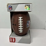 Wilson Nfl Bronze Series Mini Football W/ Box Size Display. Fixed Price $19.95.