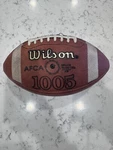 Wilson 1005 Kansas Ku Jayhawks Team Issue Game Used College Football Afca. Fixed Price $125.00.