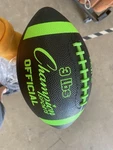 Champion Sports 3 Pound Weighted Football Trainer Black Neon Color. Fixed Price $33.99.