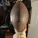 Wilson Nfl Pro Leather Football For Sport Brown. Fixed Price $23.99.