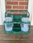 Dick's Sporting Good 32OZ Sports Water 4 Squeeze Bottles W/ Folding Caddy Holder. Fixed Price $14.00.