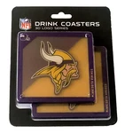 Minnesota Vikings Drink Coasters 3D Team Logo Nfl Licensed Football Set Of 2 New. Fixed Price $22.99.
