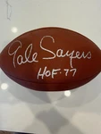 Gale Sayers Signed Wilson Nfl Football Hof 77 Autographed Chicago Bears No Coa. Fixed Price $275.00.