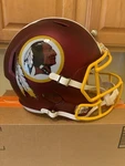 Washington Redskins Riddell Speed Replica Full Size Football Helmet Anodized. Fixed Price $210.00.