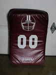 Fisher HD100 25 X 16 Curved Football Blocking Pad Body Shield Red. Fixed Price $49.98.