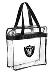 Nfl Oakland Raiders Clear Zipper Tote Bag Stadium Approved. Fixed Price $19.99.