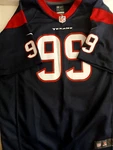 Nike Field Nfl Football Houston Texans #99 Watt Youth Lg 14-16 Jersey. Fixed Price $18.88.