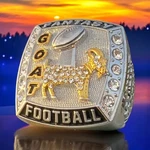 Goat Fantasy Football Championship Ring Greatest Of Time 2024 2025 Trophy. Fixed Price $23.99.