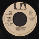 Jan & Dean: Sidewalk Surfin' / Mono Ua 7" Single 45 Rpm. Fixed Price $6.00.