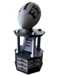 17" Fantasy Football Trophy 18 Year. Personalized /custom League Plate Included. Fixed Price $79.95.
