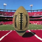 Spalding Rubber Football Pop Warner Junior Vtg. Fixed Price $15.44.