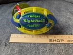 Tangle Nightball Football Yellow/blue - 6.5 Inches Lights Up Little Bit! Nwt. Fixed Price $22.50.