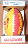 Washington Redskins Wilson Rubber Football Youth Size Nib. Fixed Price $19.99.