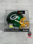 Green Bay Packers (flash) Authentic Riddell Speed Mini Helmet. Fixed Price $54.99.