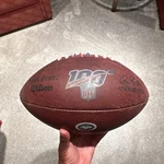 Wilson Duke Nfl 100 Official Size Leather Game Ball - New York Jets. Fixed Price $120.00.