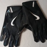 Nike VJ.8.0 Football Gloves Black/white Large Nfhs/ncaa Full Finger Pair. Fixed Price $23.99.