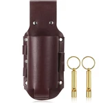 Leather Beer Holster For Men Cowboy Can Bottle Holder Belt Hip Flask Pouch. Fixed Price $17.71.