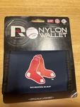 Mlb Boston Red Sox Printed Tri-fold Nylon Wallet By Rico Officially Licensed. Fixed Price $14.75.