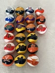 Ncaa Mini Basketball 2" Balls Cake Toppers Gumball Vending Machine You Pick Team. Fixed Price $11.00.