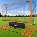 12X6FT Portable Football Soccer Goal Net Set Match Training Sport For Kids Audlt. Fixed Price $87.99.