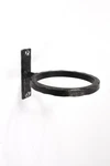 Hammered Iron Metal Football Display Wall Mount Bracket Stand Custom. Fixed Price $39.99.