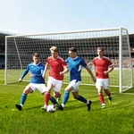 Slsy Backyard Soccer Goal Youth Adult Fold Steel Training Equipment. Fixed Price $159.99.