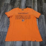 Nfl Team Apparel Cincinnati Bengals T-shirt Women Xl Orange Tee. Fixed Price $13.00.