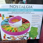 Giant Gummy Candy Maker Nostalgia GCM600 Electric. Fixed Price $19.95.