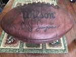 Wilson Leather Oj Simpson Embossed Signature Football F1391 Doesn Hold Air. Fixed Price $12.00.