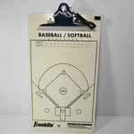 Vintage Franklin Sports Dry-erase Marker Baseball Lineup Clipboard White. Fixed Price $16.00.