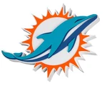 New Nfl Miami Dolphins 3D Fan Foam Logo Holding / Wall Sign 13.5" X 18". Fixed Price $33.70.