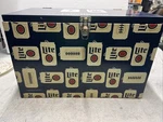 Miller Lite Metal Cooler Ice Chest Fine Pilsner Vintage Beer Advertising. Fixed Price $90.00.