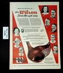 1948 Wilson Sports Equipment Famous Stars Strata-bloc Golf Clubs Print Ad 44124. Fixed Price $7.48.