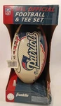 New England Patriots Limited Edition Grip Rite Nfl Official Football & Tee Set. Fixed Price $22.00.