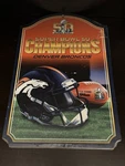 Denver Broncos Super Bowl 50 Wood Sign Wincraft Nfl Licensed 11X17 Sealed. Fixed Price $24.99.