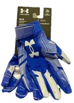 Under Armour Mens Ua F8 Adult Football Receivers Gloves Running Back Blue. Fixed Price $26.99.