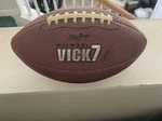 Rawlings Michael Vick 7 Model Signature Logo Football Vintage Junior. Fixed Price $20.00.