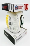 New Wilson Green Bay Packers Embroidered Auto Football Live Signature Full Size. Fixed Price $29.95.