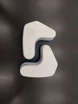 1 Pair Of Schutt Maxx /inter-link Football Helmet Jaw Pads 3/8". Fixed Price $14.95.