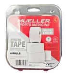 Mueller Athletic Tape 1.5 Inch X 10 Yard Value Pack W/ 4 Rolls. Fixed Price $19.95.