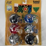 Afc West Riddell Pocket Pro Helmet Set Of 6 W/ Denver Broncos Throwback Nfl 1999. Fixed Price $99.99.