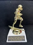 5 1/2 Tall Star Football Figure. (please See Photos). Fixed Price $15.00.