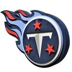Tennessee Titans Nfl Football Official 3D Foam Logo Wall Sign. Fixed Price $29.99.
